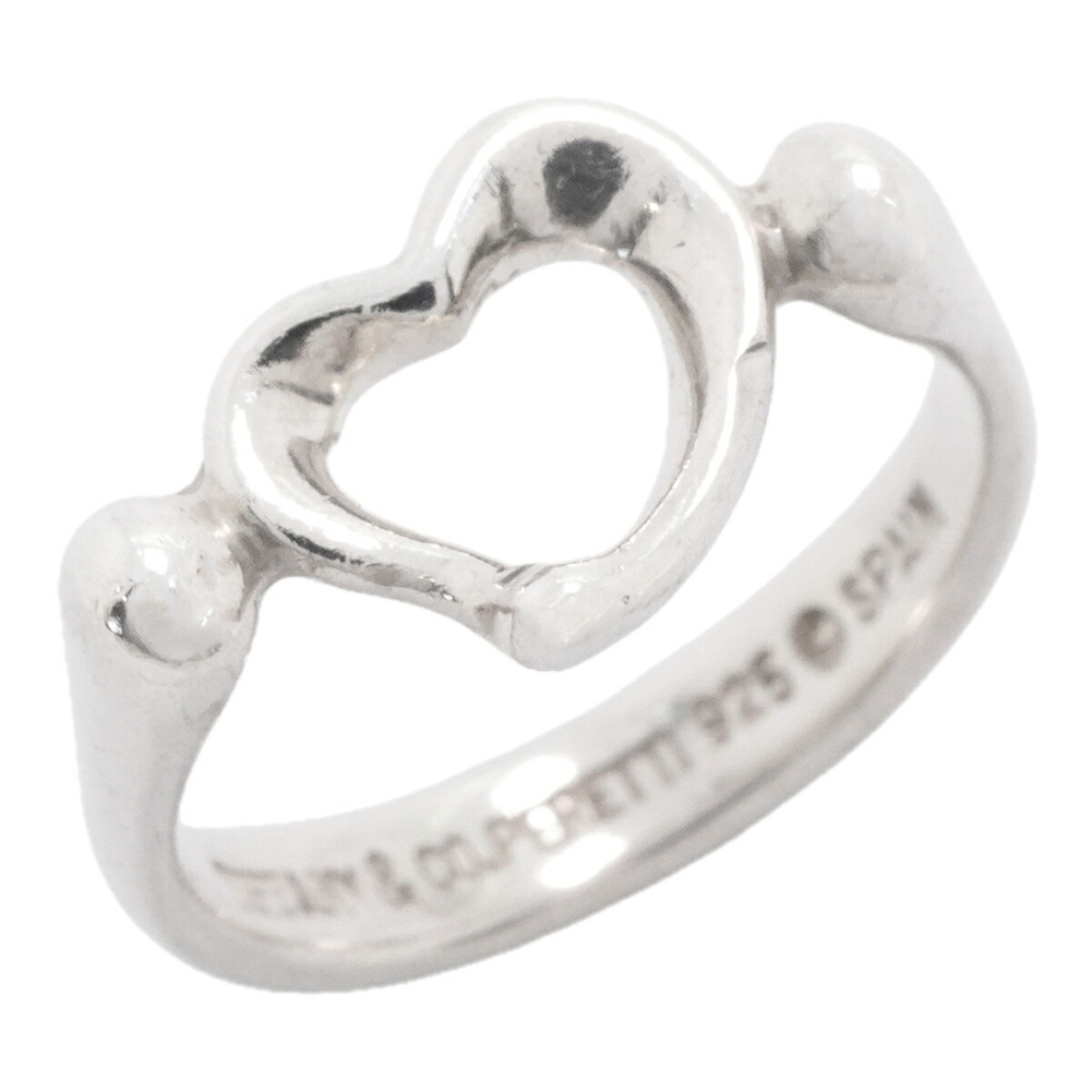 Tiffany & Co. Heart Ring, Sterling Silver 925, Size 5.5, Women's
